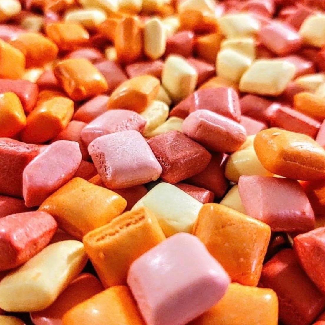 Starburst freeze dried candy bag.