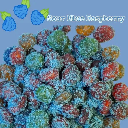 Blue Raspberry Sour Candy Gushers